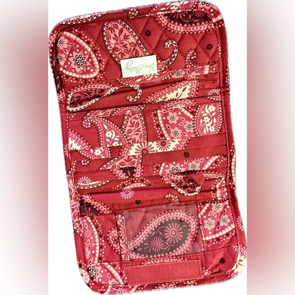 Vera Bradley Red Paisley Quilted Wallet - Picture 2 of 3
